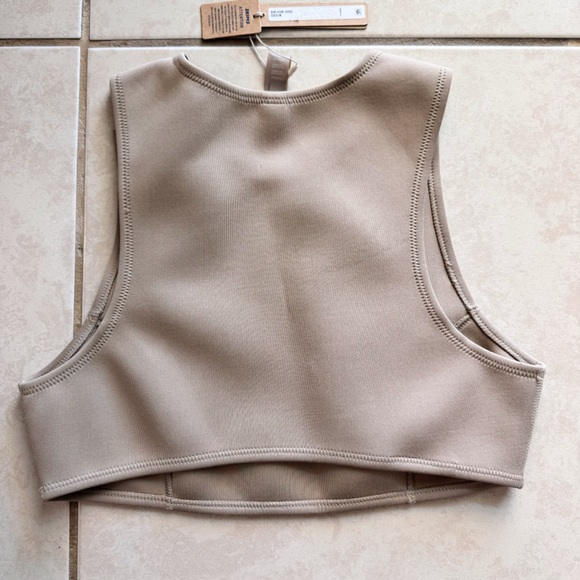 NEW SKIMS Sport Swim High Neck Top with Velcro - Picture 2 of 8